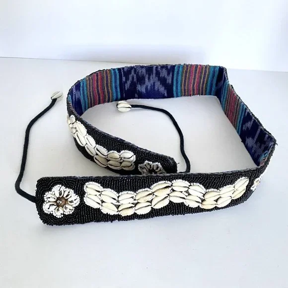Unbranded | Accessories | Boho Black White Beaded Hippie  display picture 1